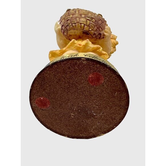 Victorian Christmas 6 Inch Angel Figurine Child Basket Fruit Tree Vintage Decor - Picture 9 of 11